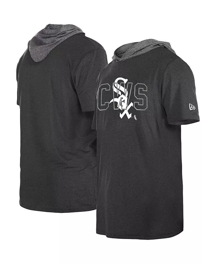 

Мужская черная футболка с капюшоном Chicago White Sox Team New Era