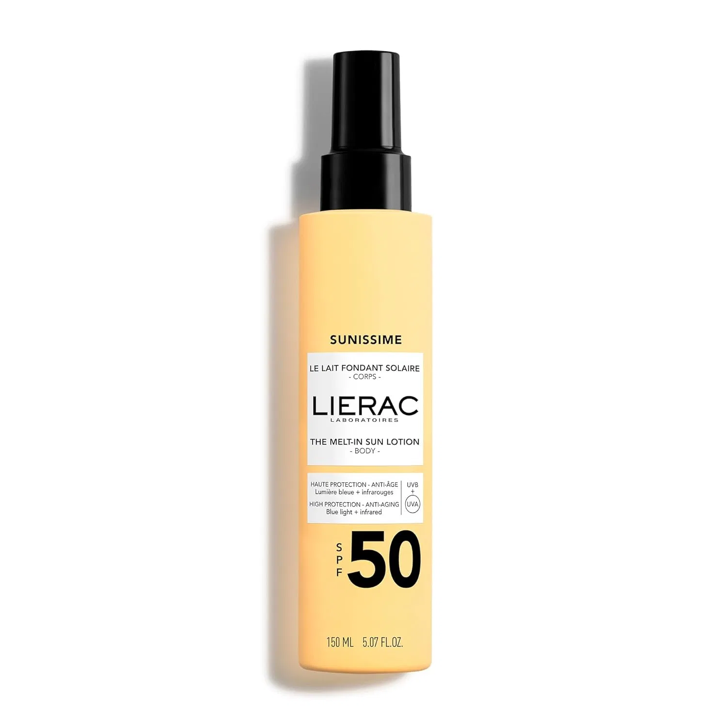 Антивозрастной солнцезащитный лосьон для тела SPF 50 «Sunissime» от Lierac Lierac