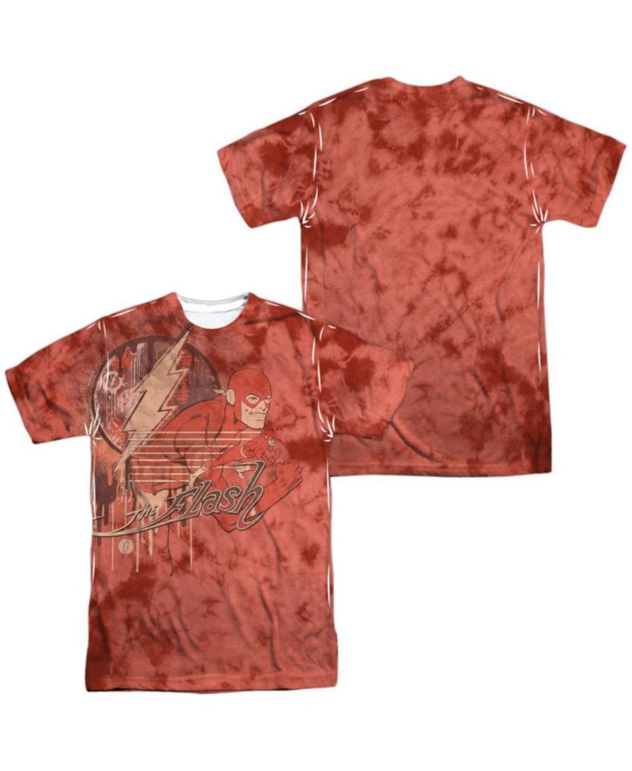 

Мужская футболка DC Comics Flash Charge Ahead (с принтом спереди и сзади) с коротким рукавом, 100% полиэстер, круглый вырез Flash, White, Белый, Мужская футболка DC Comics Flash Charge Ahead (с принтом спереди и сзади) с коротким рукавом, 100% полиэстер, 