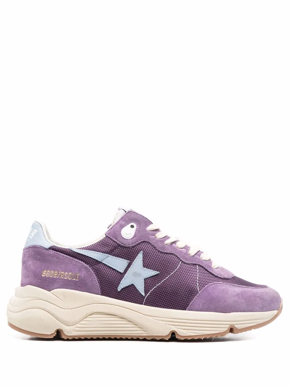 Кроссовки Running Sole GOLDEN GOOSE, фиолетовый