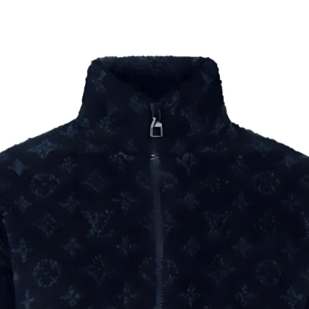 Новые квартальные продукты LV Jacket Men Louis Vuitton, темно-синий — фото 4