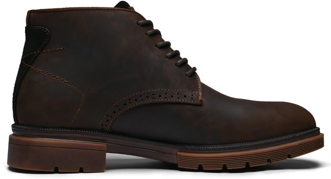 Ботинки Arkbird Chukka: мода и комфорт, повседневные оксфорды на шнуровке, Cr Coffee-18012 — фото 3
