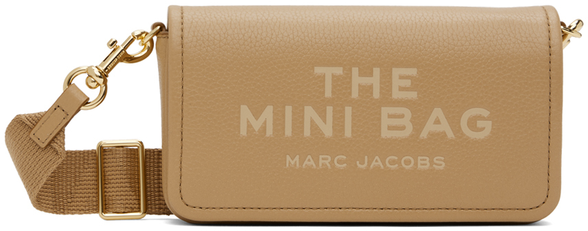 

Сумка 'The Leather Mini' цвета загара Marc Jacobs