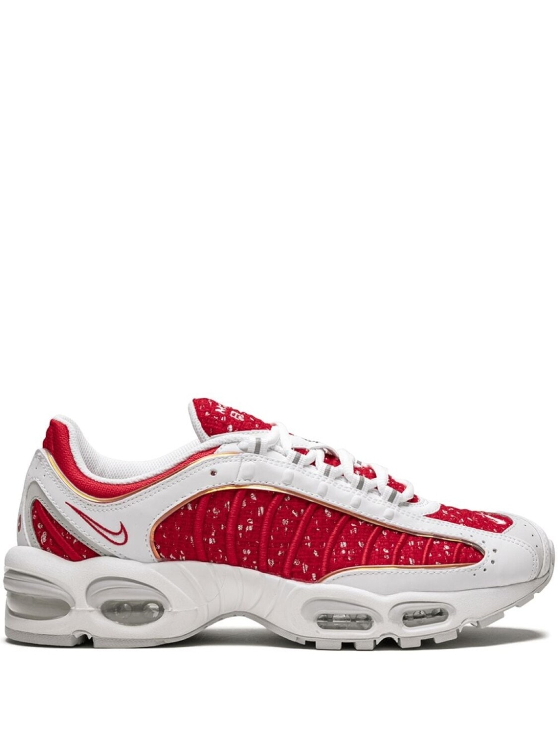 

Кроссовки Nike х Supreme Air Max Tailwind 4, красный/белый