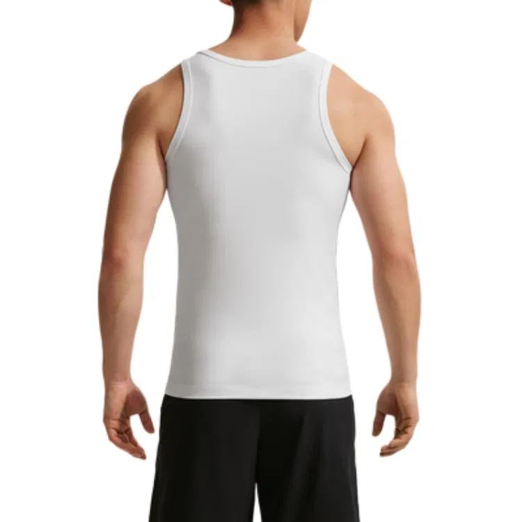 Быстросохнущая майка Nike Dri Fit белая/черная — фото 3
