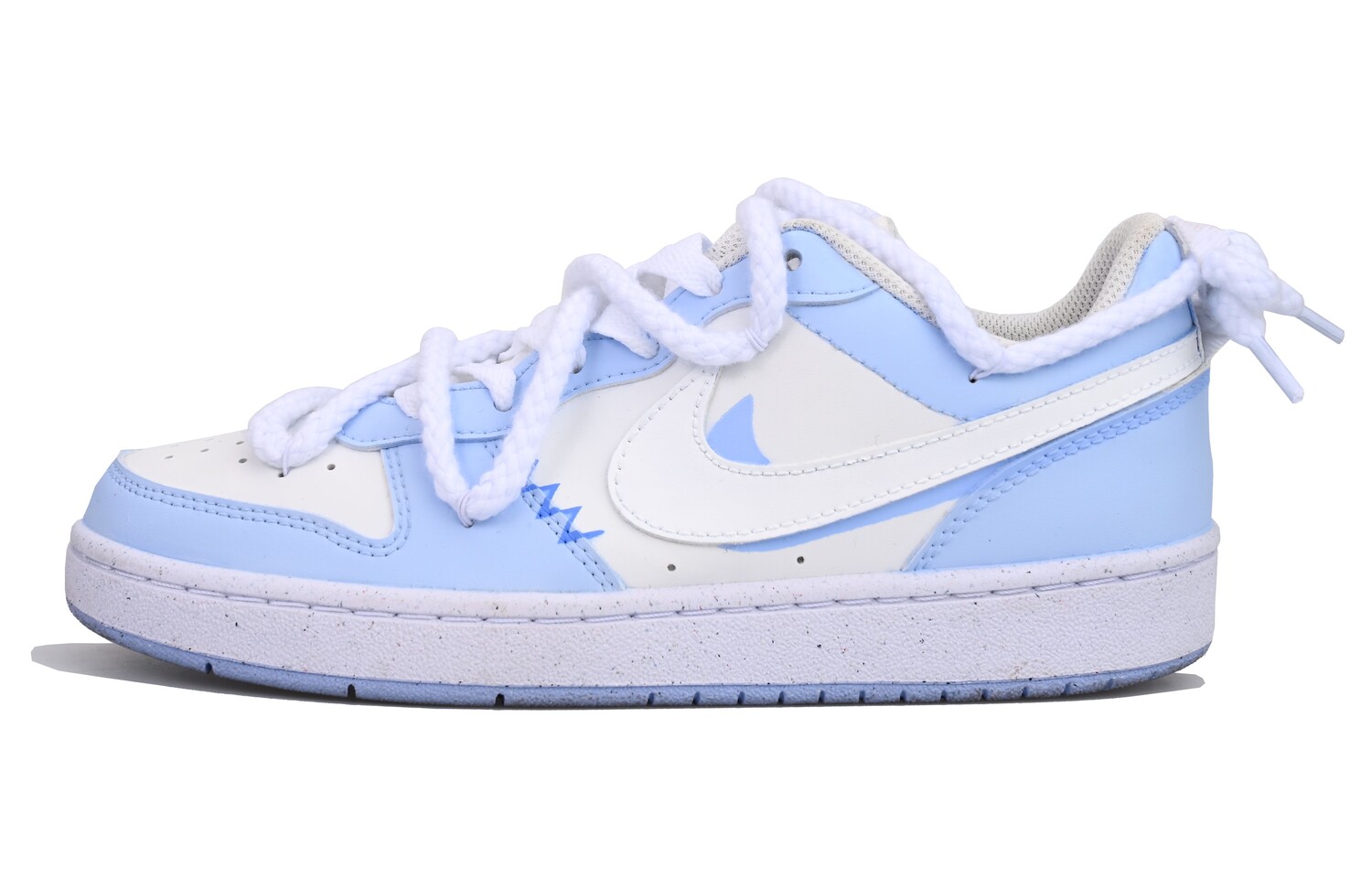 

Кроссовки Nike Court Borough Skateboarding Shoes Women's Low-top Blue/violet, синий