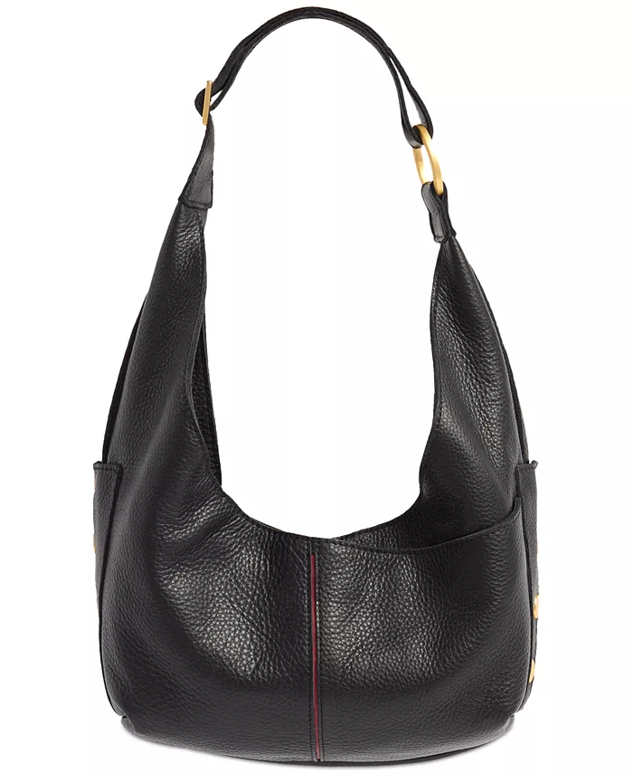 

Женская сумка-хобо Tom Zip Small Leather Hammitt, черный