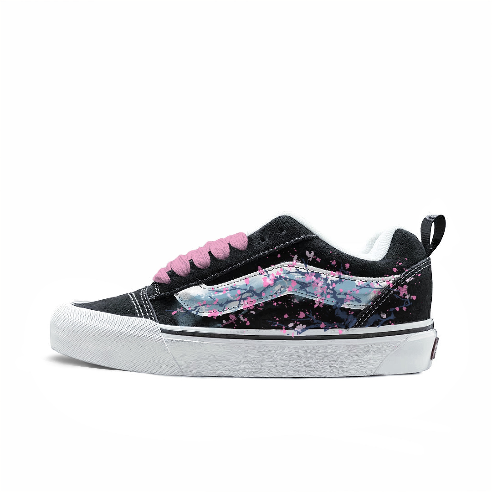 

Vans Knu Skool устойчивые к истиранию низкие скейтбордские кроссовки унисекс розовые, цвет Pink