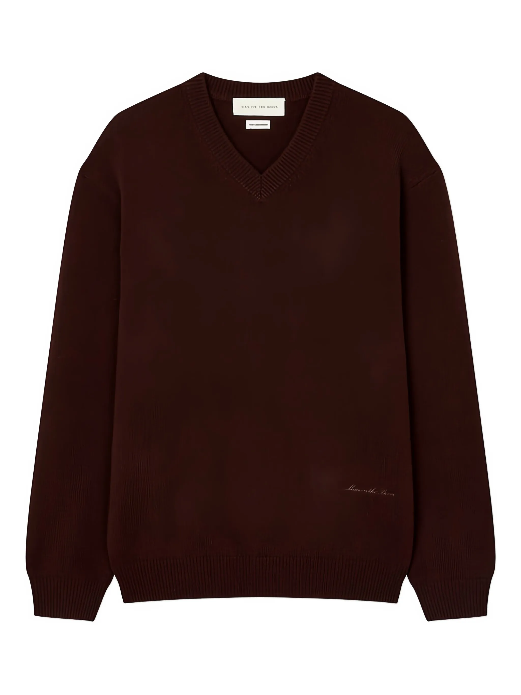 

Свитер с V-образным вырезом Man On The Boon., коричневый