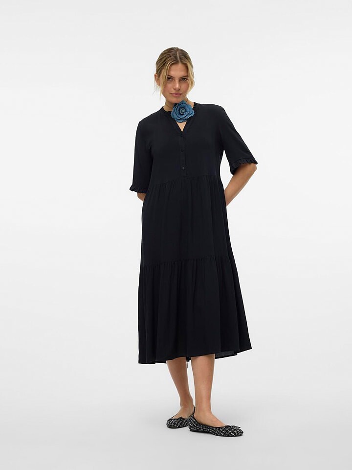

Длинное платье Vero Moda Easy, черный