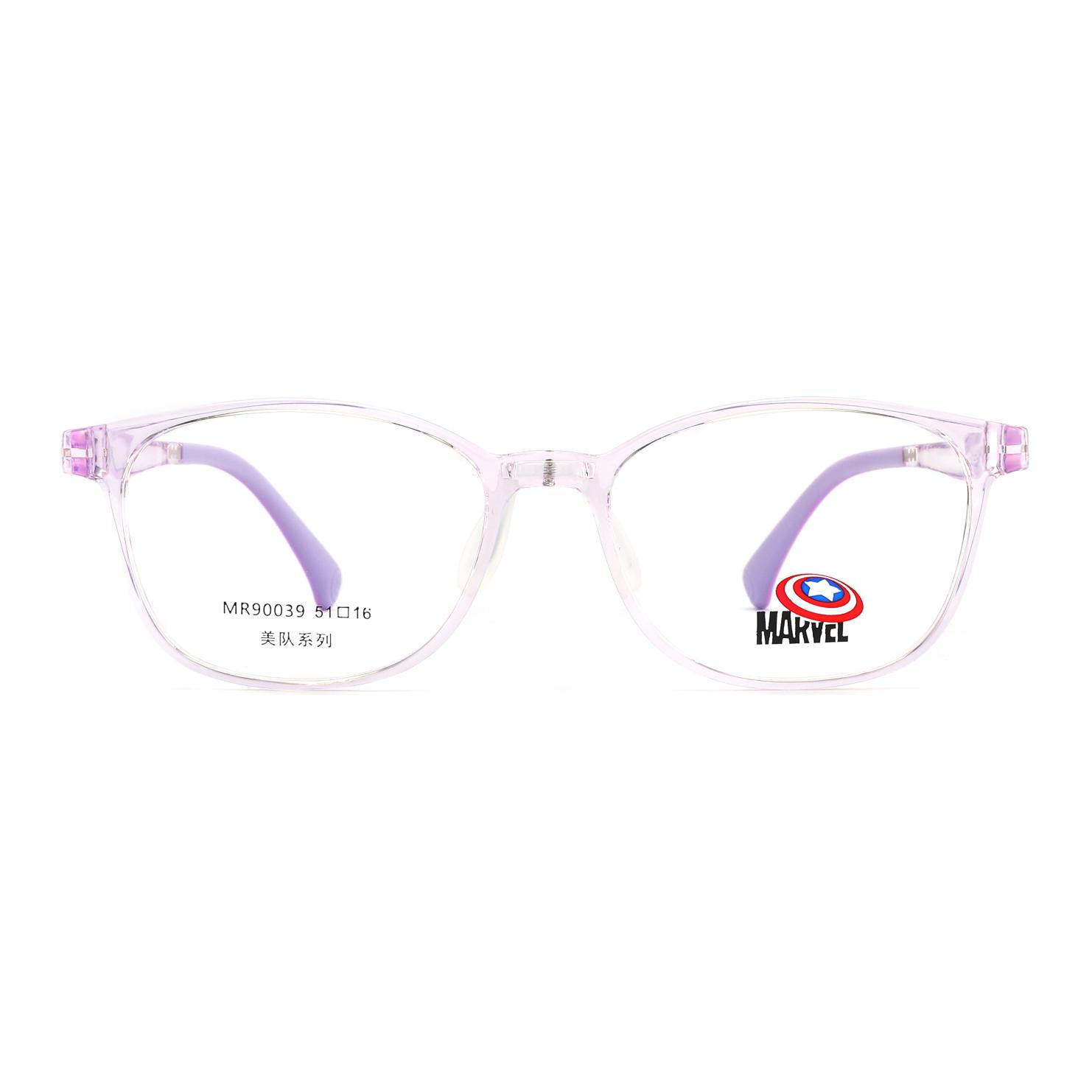 

MARVEL Пластиковая овальная оправа для очков серии Мстители детская, Transparent Purple