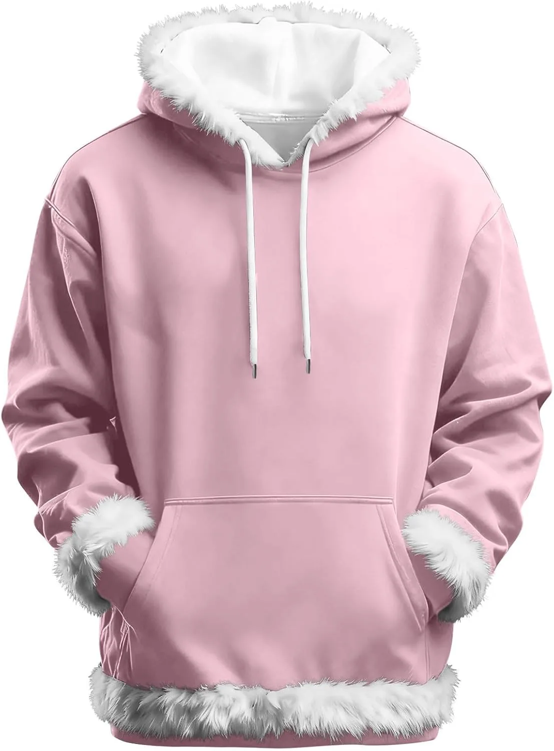 

Зимняя толстовка с капюшоном для мужчин, легкая и удобная, с меховым воротником и подолом