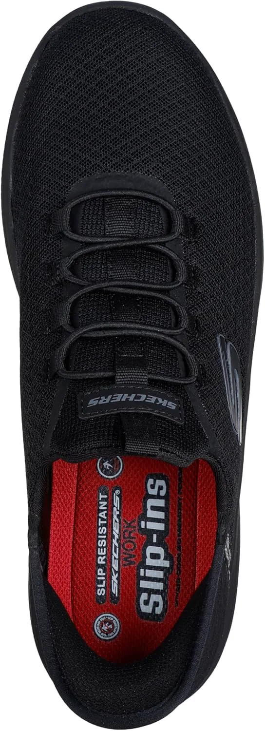 Мужские слипоны Skechers Summits Colsin Sr с легким надеванием, черный — фото 3