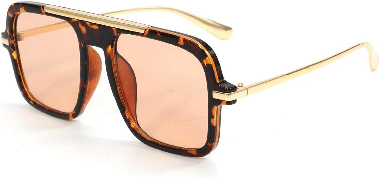 

Willochra Модные квадратные солнцезащитные очки для женщин, винтажные солнцезащитные очки с защитой от УФ-излучения UV400, классические очки-щитки, ретро-очки в большой оправе, C3