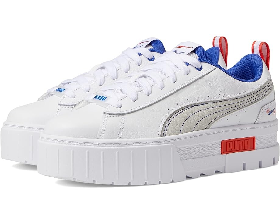 

Кроссовки PUMA Mayze Gen., цвет PUMA White/Royal Sapphire