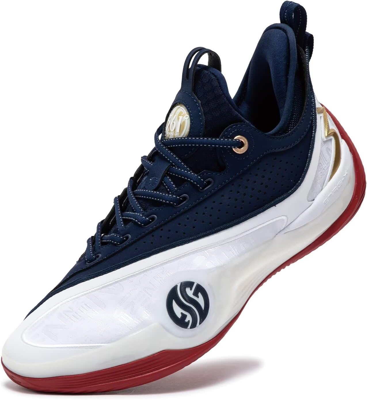 

Баскетбольные кроссовки 361 Aaron Gordon Zen VI для мужчин, дышащие кроссовки с амортизацией, противоскользящие тренировочные спортивные туфли для студентов, подростков и взрослых, Zen VI PRM 361°, 672431102-6 Zen Vi Prm Road to Gold