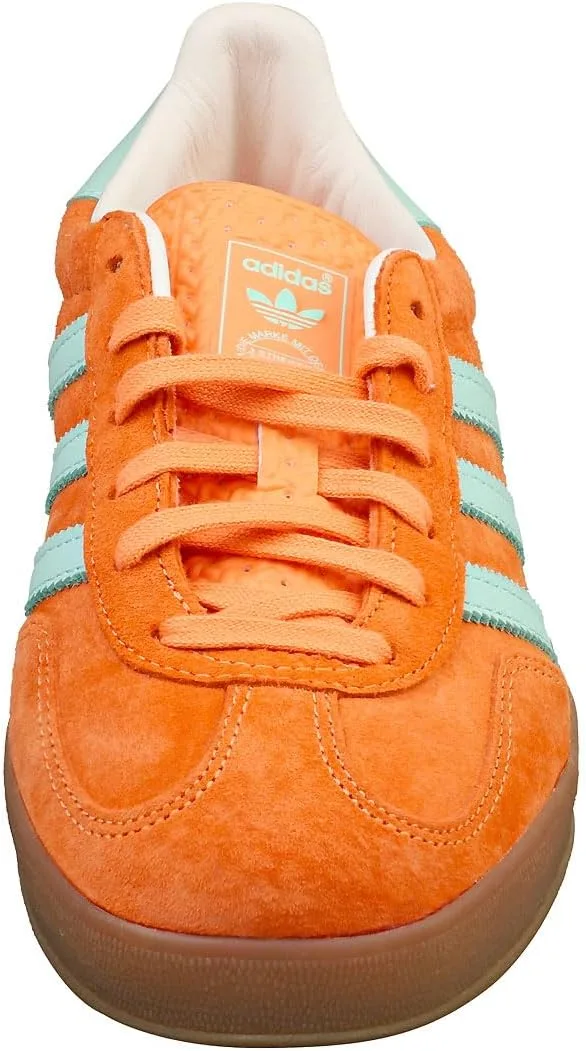 Мужские кроссовки Adidas Gazelle для дома, оранжевый/мятный — фото 3
