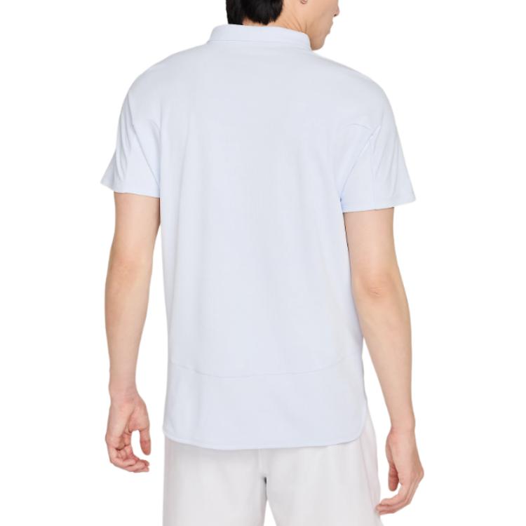 Мужская теннисная поло Court Slam Dri FIT Adv Nike, белый — фото 3