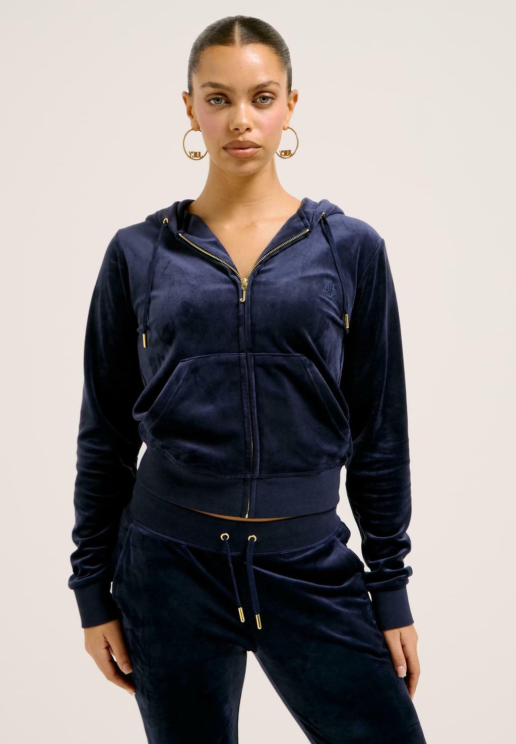 

Толстовка на молнии DACH ADDISON HOODIE Juicy Couture, темно-синий