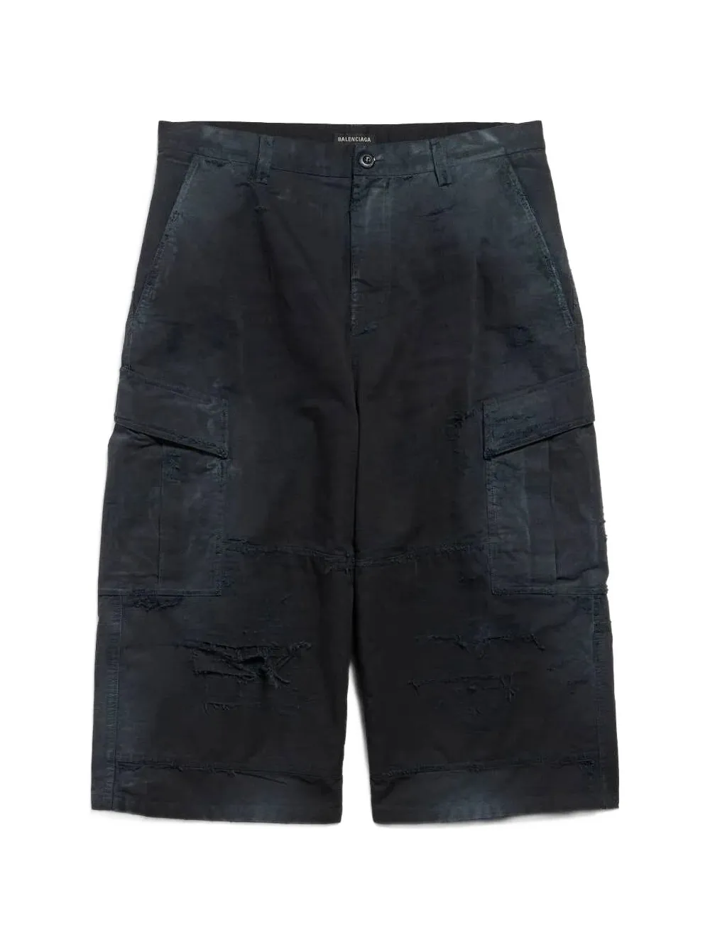 

Укороченные брюки с накладными карманами Balenciaga, черный