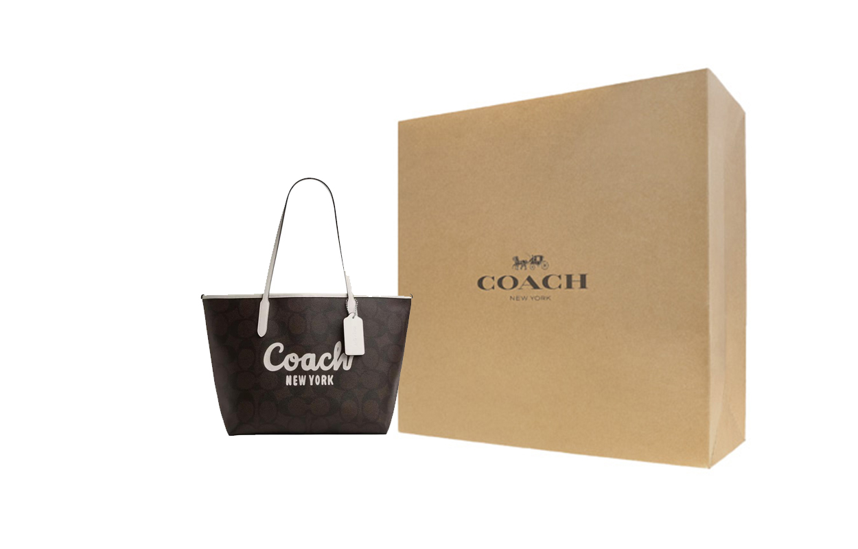 

COACH Кожаная сумка-шоппер