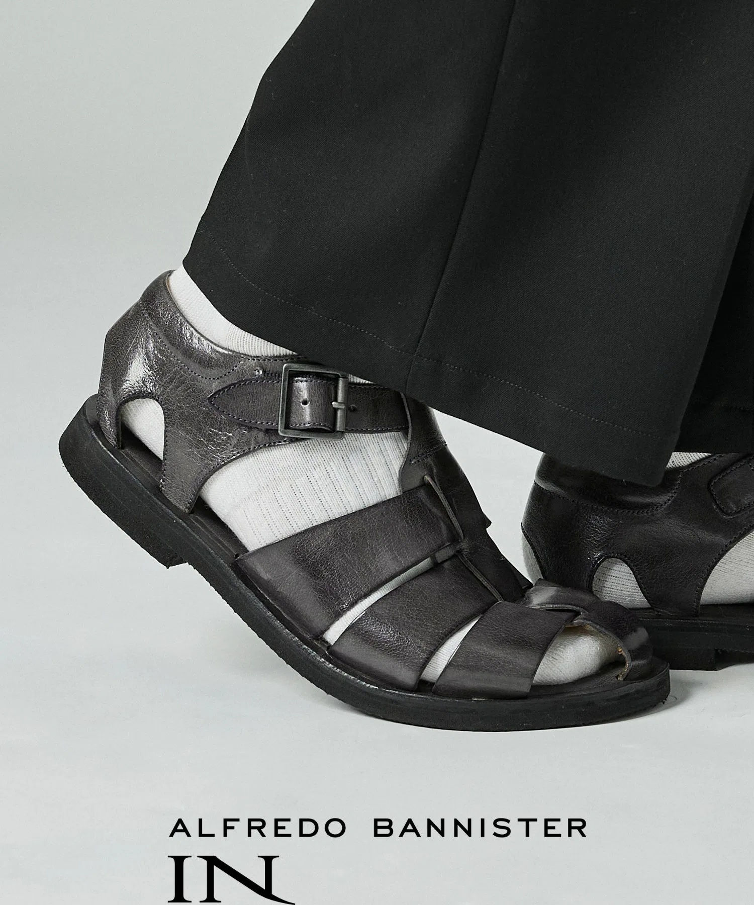 Мужские сандалии alfredoBANNISTER из натуральной кожи