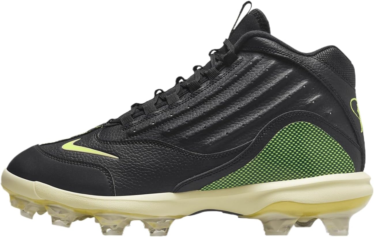 

Мужские бейсбольные бутсы Nike Griffey 2 MCS (HF1579, черный/белый/пресная вода), Black/Volt