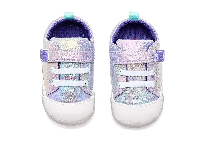 Кроссовки для первых шагов Stevie Mini See Kai Run, Purple Metallic — фото 3