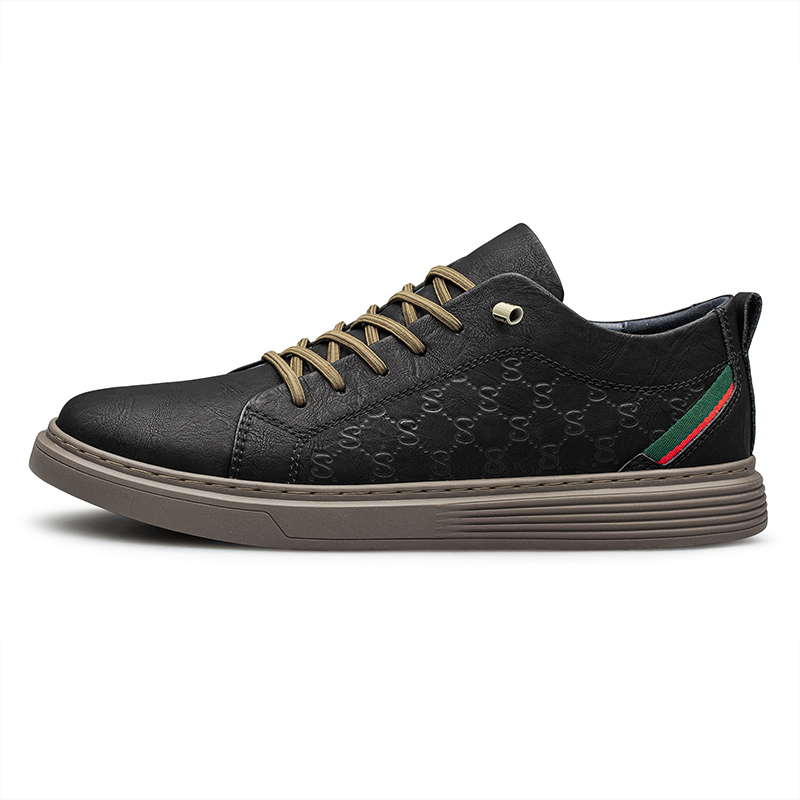 CALIFBULL Мужские повседневные ботинки - хаки, цвет Khaki[Leather Shoe Size: Size 40 in This Model = Athletic Shoes 41] — фото 2