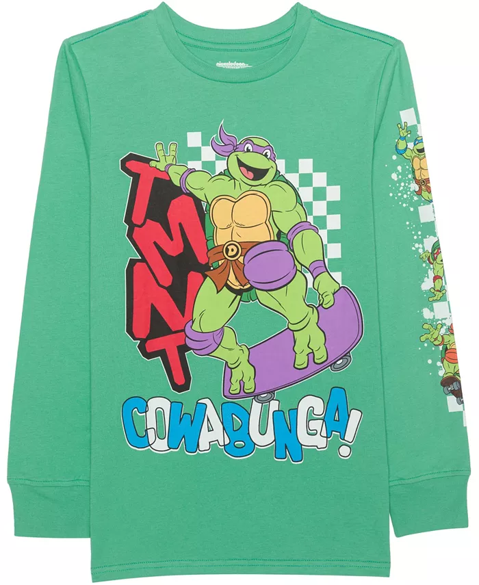

Мальчиковая футболка с длинным рукавом 5-20 Teenage Mutant Ninja Turtles, зеленый