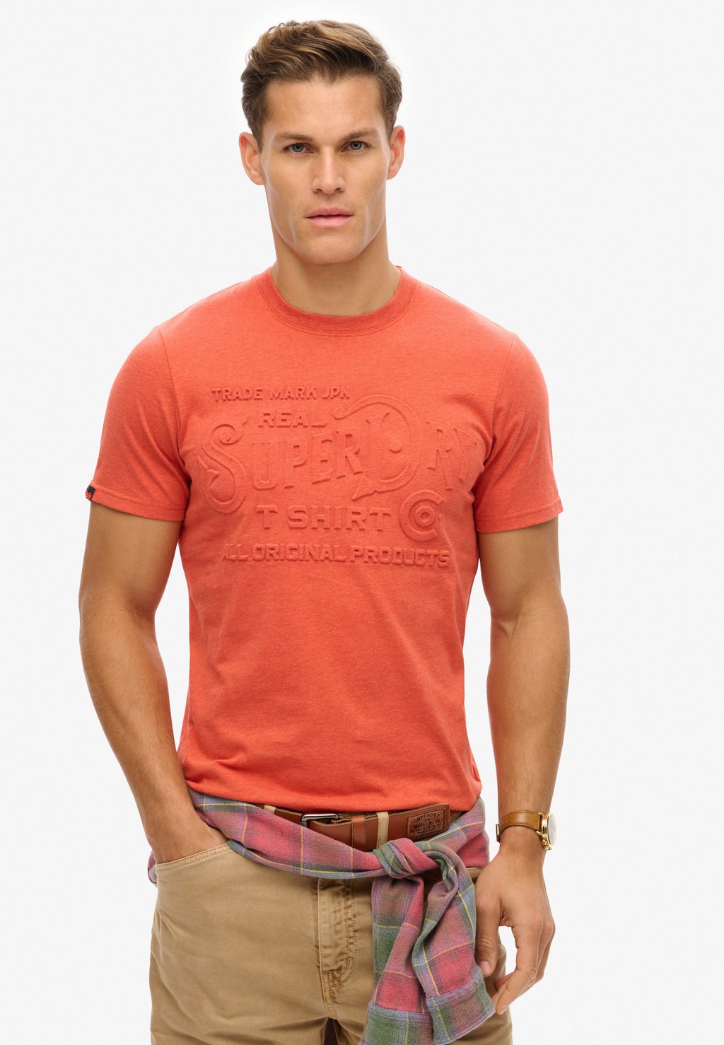 

Футболка с принтом WORKWEAR EMBOSSED Superdry, оранжевый