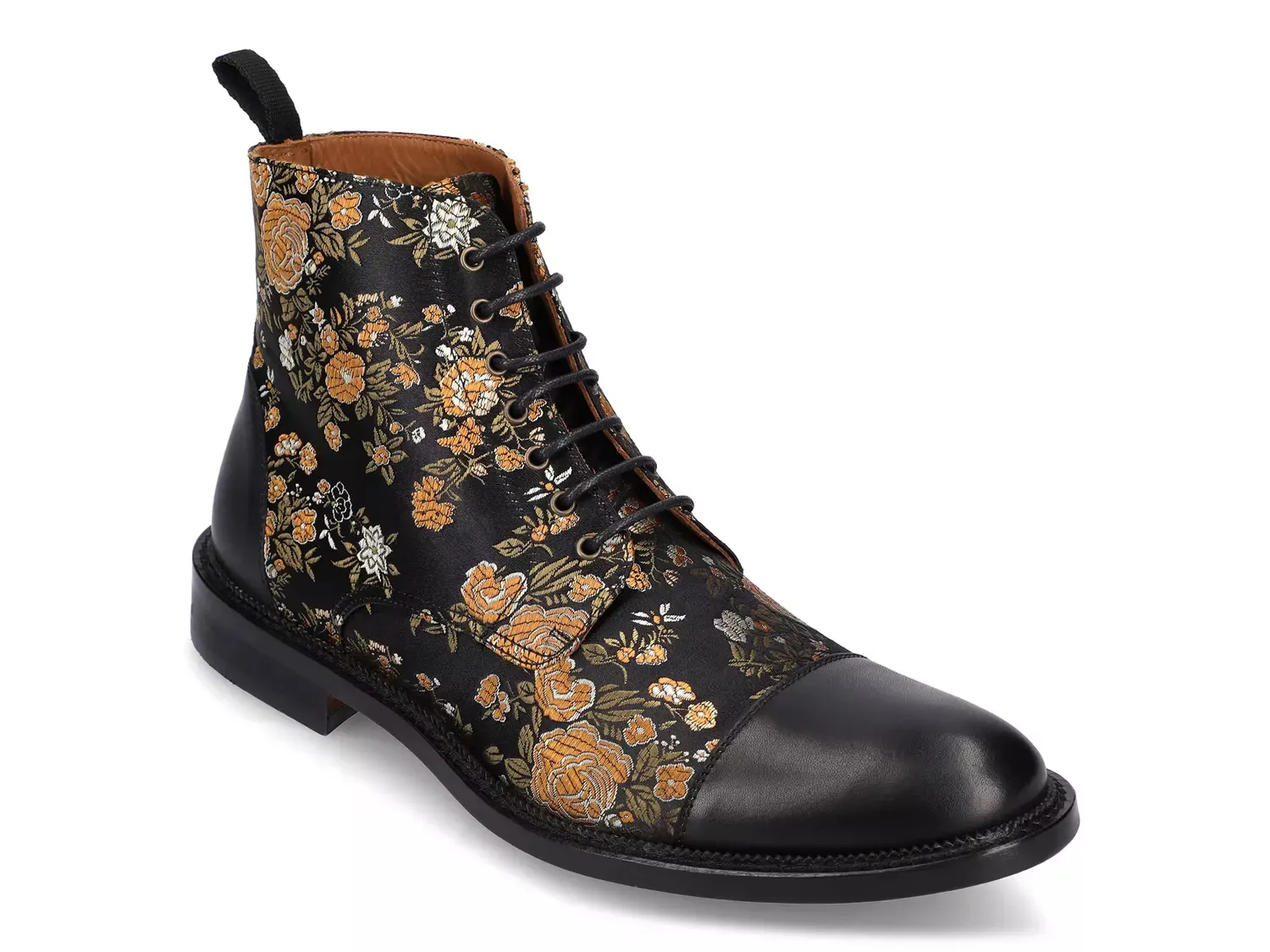 

Ботинки Jack Cap Toe Taft, Eden Noir Black Floral Satin/Leather