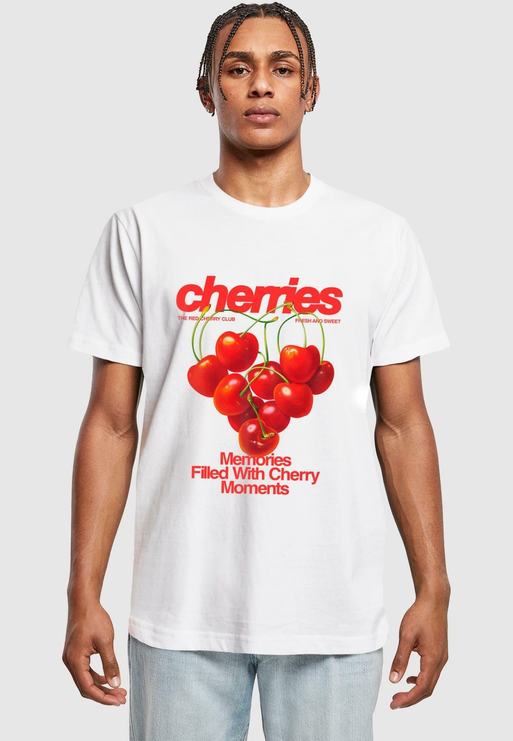 

Рубашка с принтом CHERRY MOMENTS TEE Mister Tee, белый