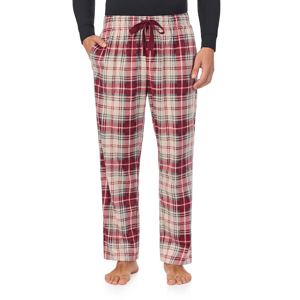 

Мужские флисовые ночные брюки Cuddl Duds, цвет Winter Plaid