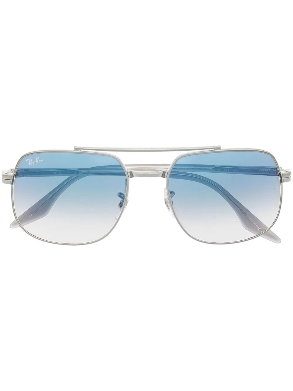 

Солнцезащитные очки в массивной оправе Ray-Ban, серебяный