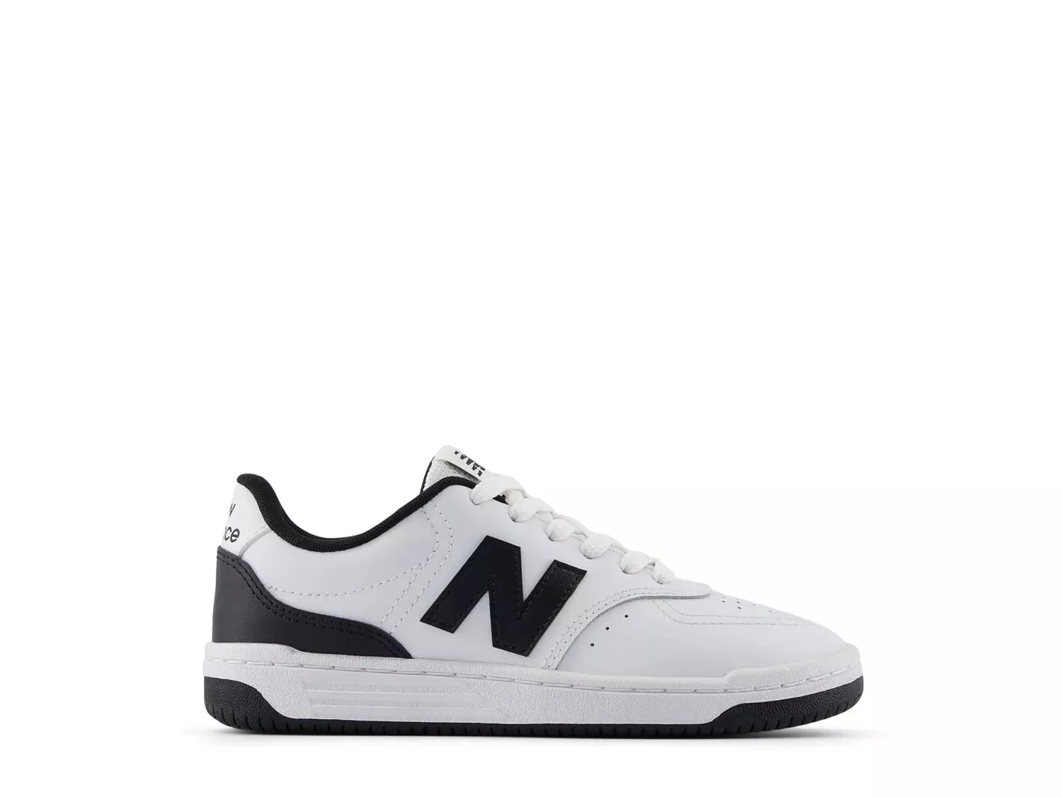 Кроссовки New Balance BB80 Court — детские, белые/черные — фото 3