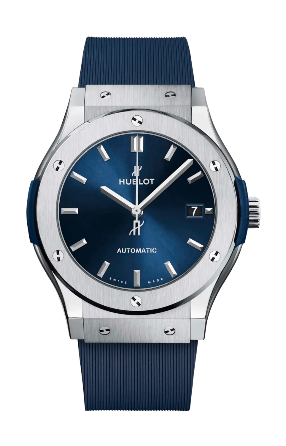 

Часы classic fusion titanium blue 45 мм Hublot