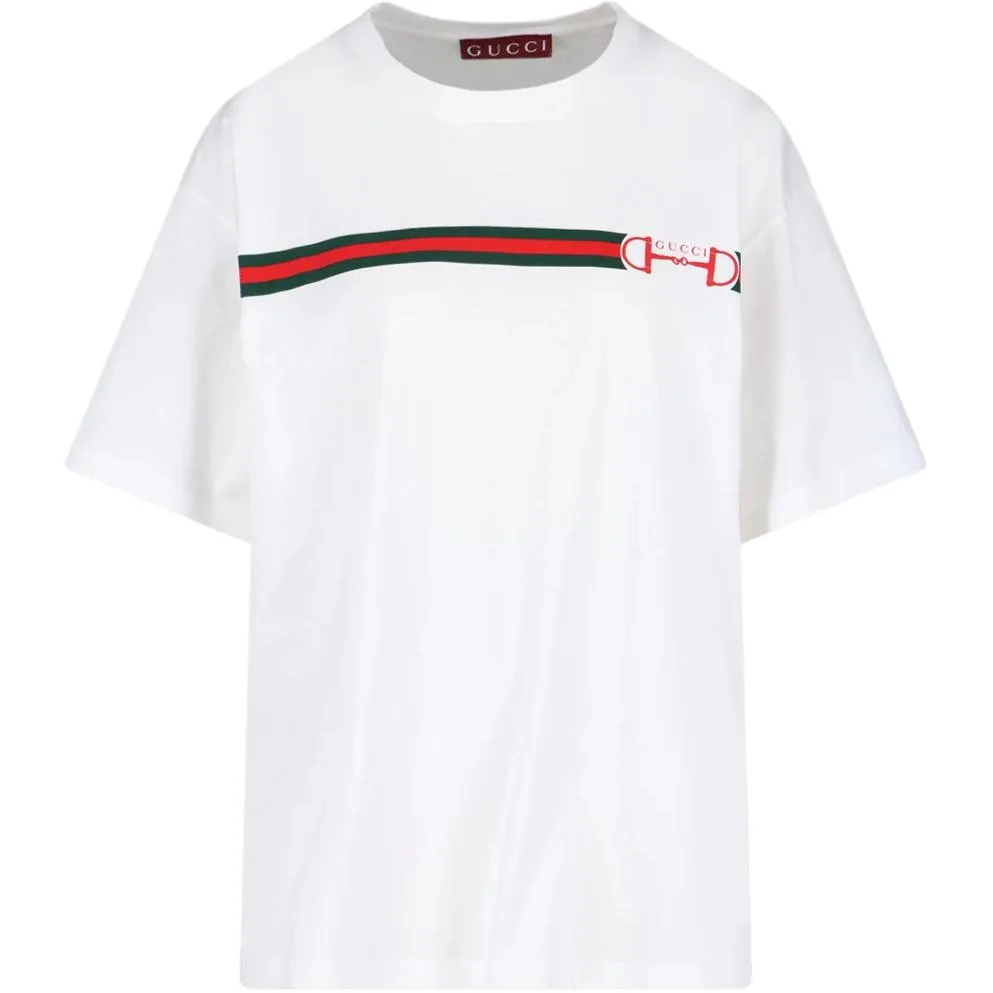 Футболка Gucci Cotton Jersey With Print, белый — фото 4