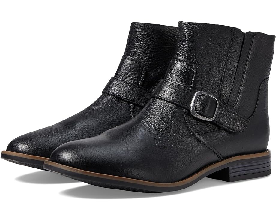 Ботинки женские Clarks Camzin Loop с пряжкой, черный