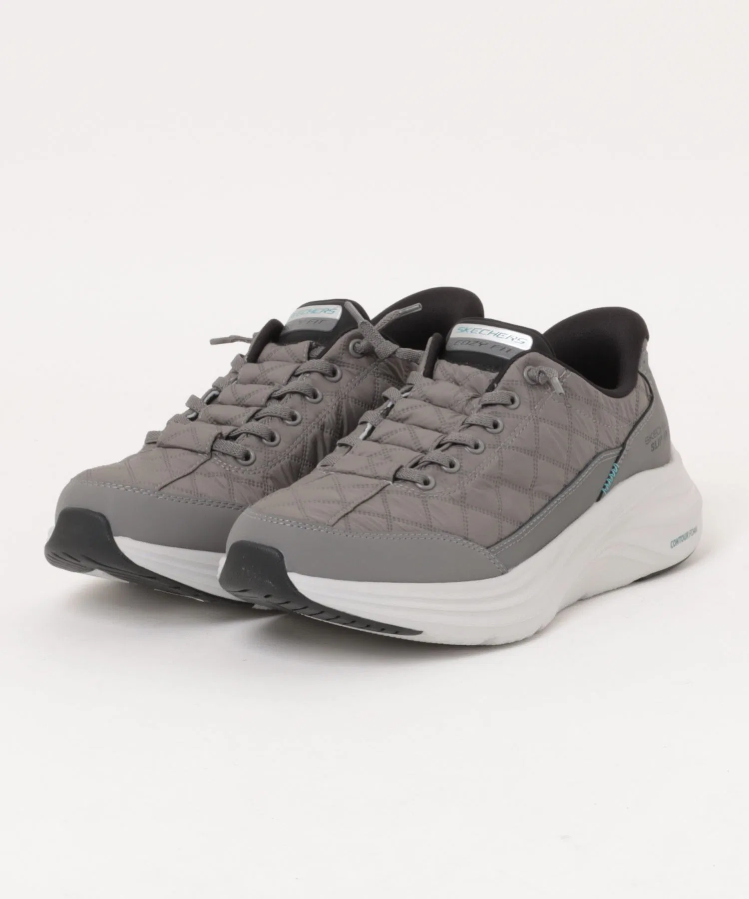 Мужские кроссовки SKECHERS CONTOUR FOAM - COZY серые