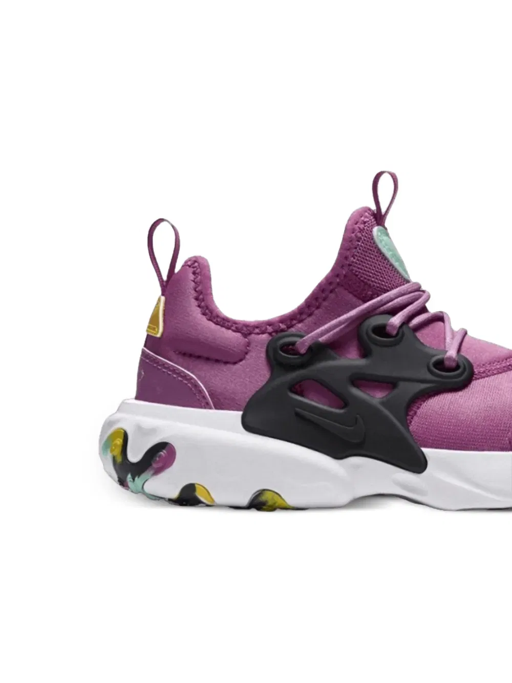 Кроссовки Rt presto mc "космическая фуксия/черный" Nike Kids — фото 2