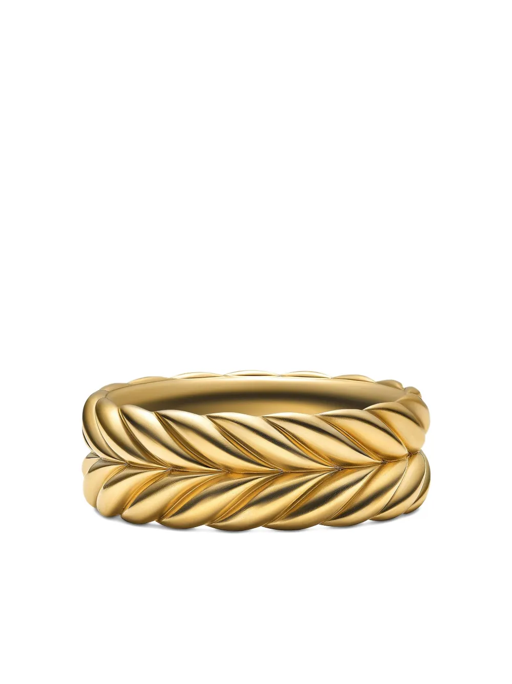 

Кольцо Chevron из желтого золота David Yurman, золотой