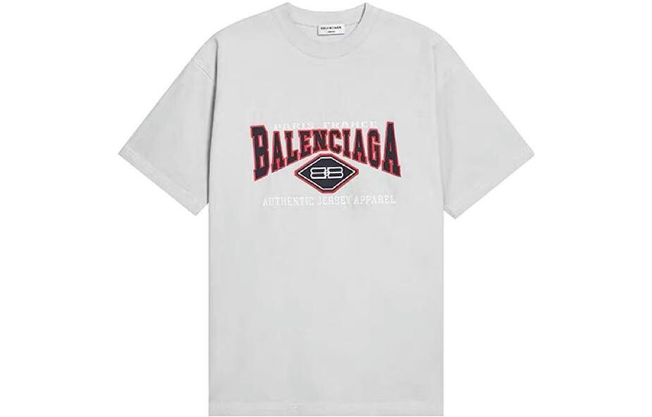 

Футболка унисекс серая Balenciaga, серый