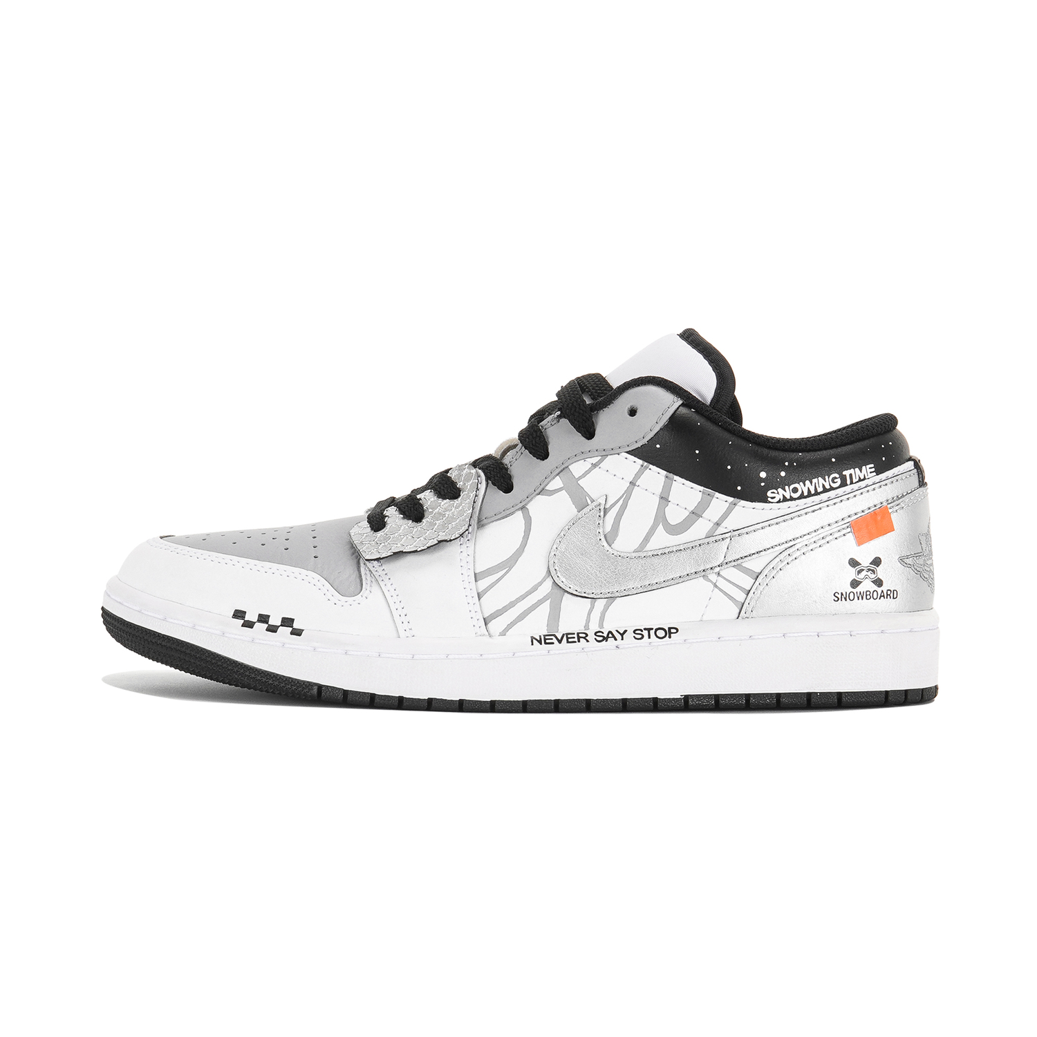 

Jordan Кроссовки баскетбольные мужские Air 1 низкие белые серые антискользящие износостойкие винтажные с амортизацией