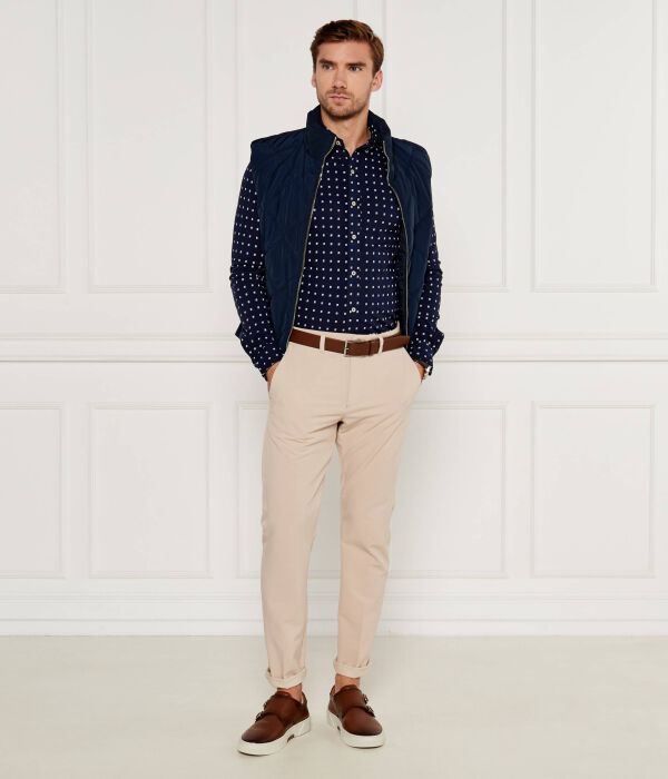 Рубашка Polo Ralph Lauren с узором, синий / белый — фото 2