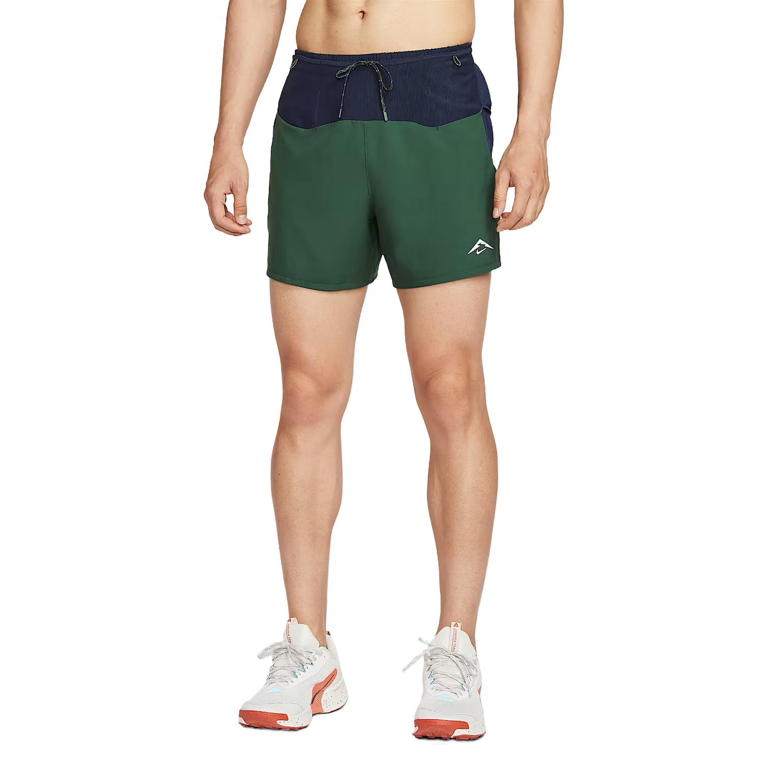 Мужские беговые шорты Trail Second Sunrise 5" Dri FIT Adv с подкладкой Nike, зеленый — фото 3