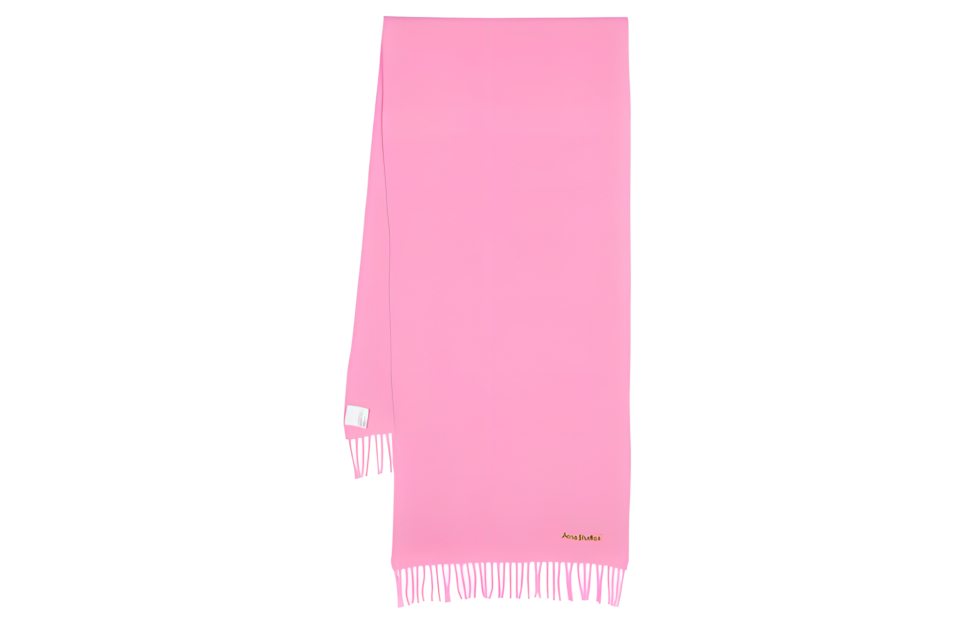 

Шарф с логотипом и бахромой Acne Studios