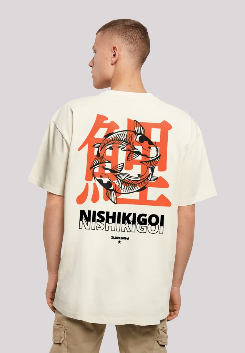 

Футболка F4NT4STIC "Nishikigoi Koi Japan Graphic", принт, цвет Sand