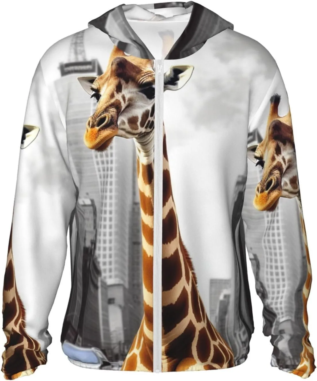 

Мужская солнцезащитная рубашка Giraffe in New York UPF 50+ NBSKSDLK