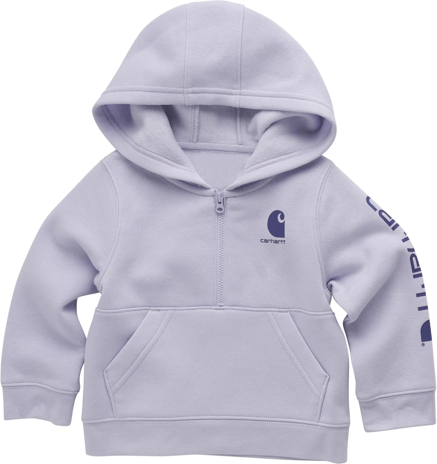 

Толстовка Carhartt с капюшоном и полумолнией для девочек и малышей, Mica